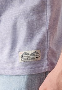 Scotch & Soda REGULAR FIT  - Tricou basic - languid lavender melange