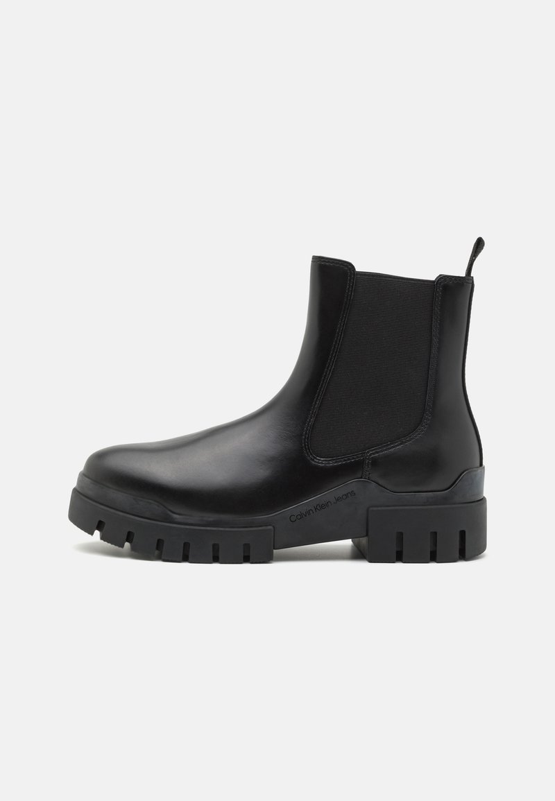 Calvin Klein Jeans COMBAT CHELSEA - Classic ankle boots - triple black ...