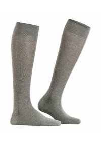FALKE Sensitive London - Kniekousen - light greymel