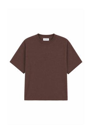 OH APRIL, ELLA BOXY T-SHIRT - T-shirt basic - dark brown
