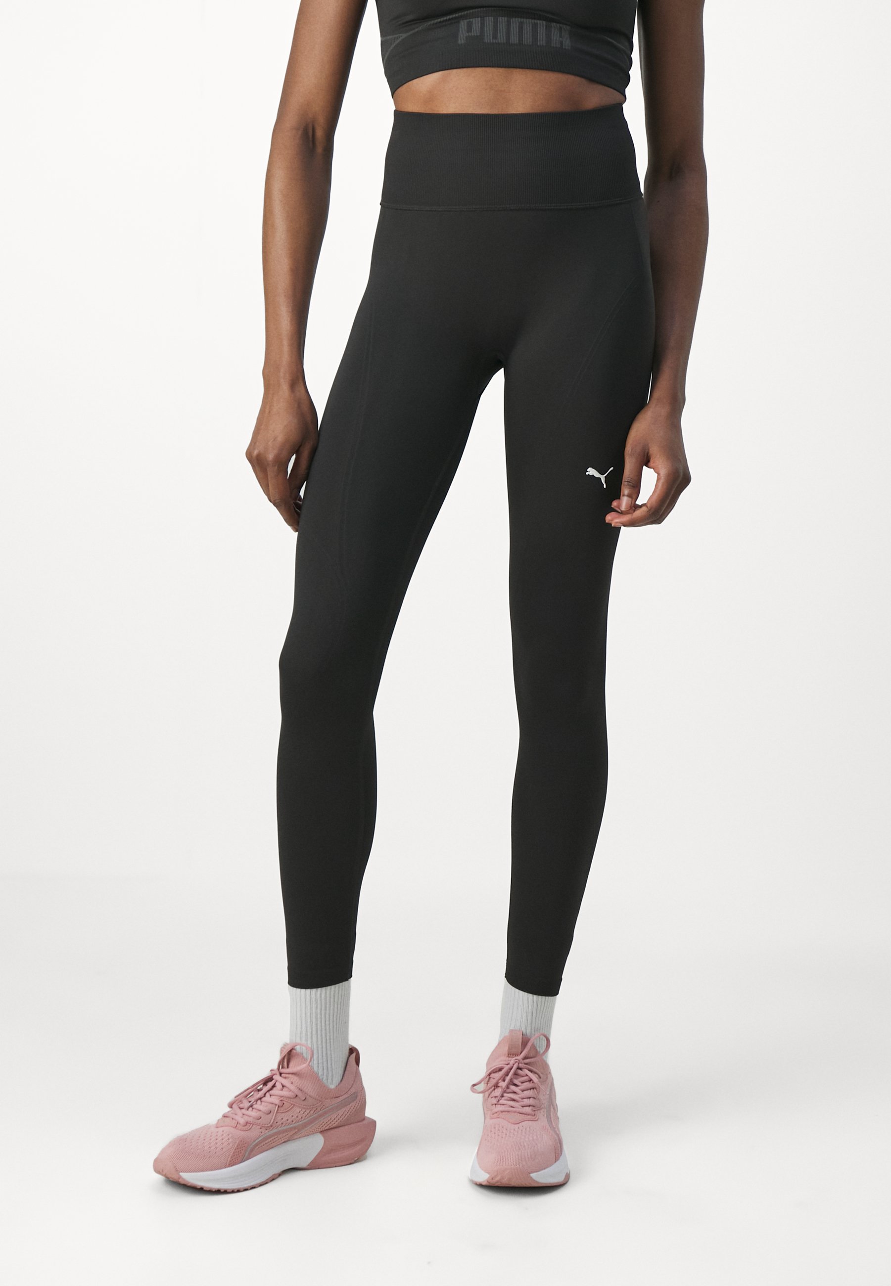 Puma SHAPELUXE SEAMLESS - Leggings - black - Zalando.co.uk