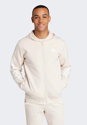 adidas Sportswear FULL   - Felpa con zip - putty mauve