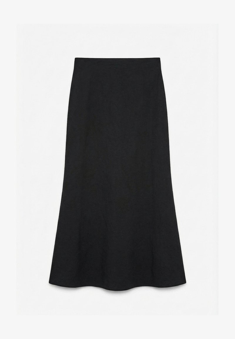 Topshop - Jupe mi-longue effet froissé - Bleu marine Topshop - Jupe mi-longue effet froissé - Bleu marine