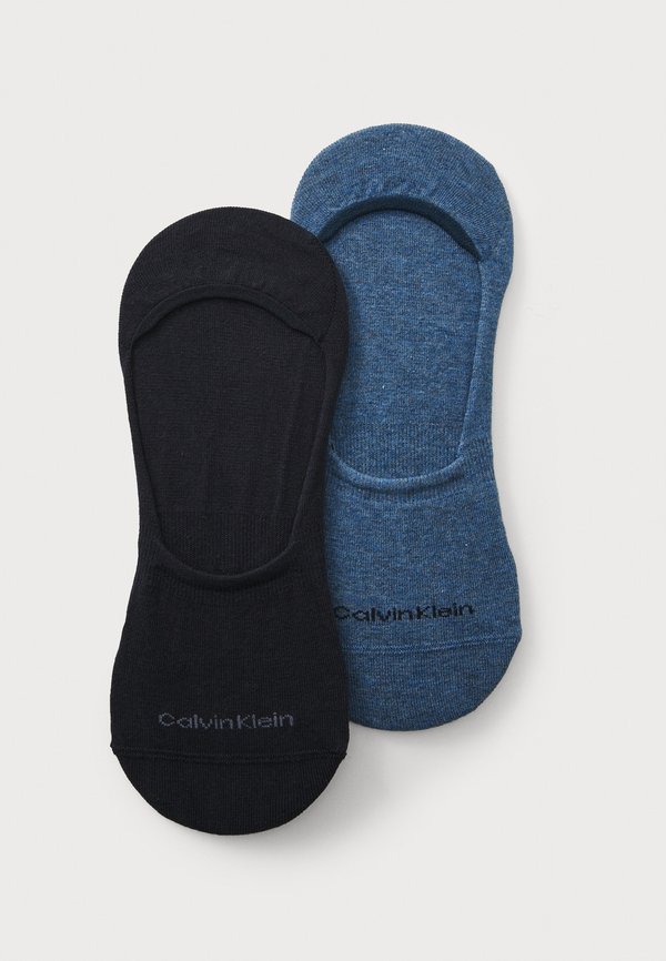 FOOTIE MID CUT UNISEX 2 PACK - Trainer socks - denim