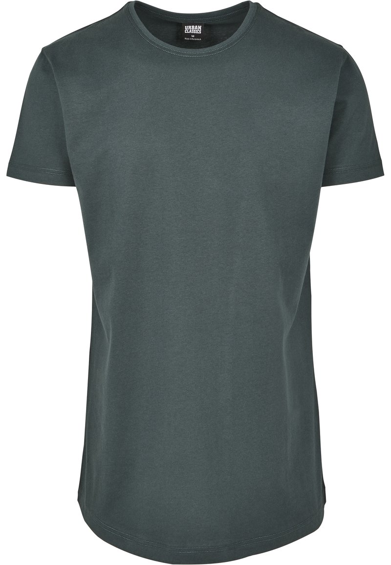 Urban Classics SHAPED LONG T-shirt basic bottlegreen