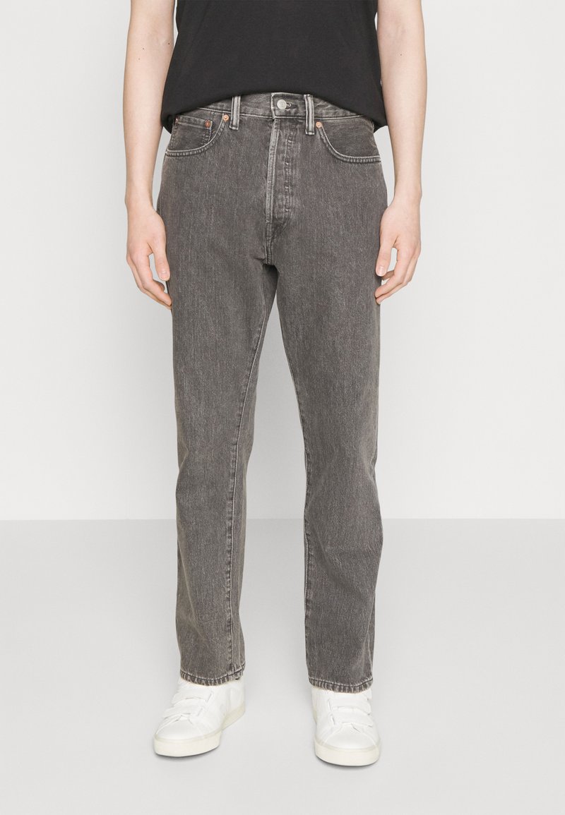 GAP ORIGINAL FIT ORGANIC - Džíny Straight Fit - washed black/černý ...