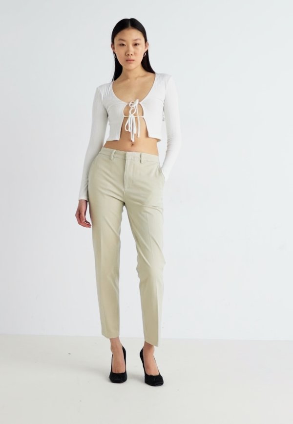 COLLINS TROUSER SCULPT - Trousers - sahara khaki2