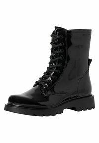 Tamaris Stivaletti con plateau - black