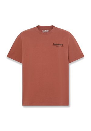 Timberland, BOOTMAKERS TOOLS SHORT SLEEVES BACK GRAPHIC TEE. - T-Shirt print - - medium brown