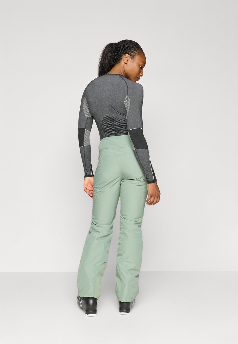 Pantalon Cargo Femme North Bend NBTosca - Pantalon Extérieur Respirant Imperméable Coupe-Vent, Vert Foncé 38