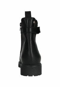 Manfield CHELSEA MIT SCHNALLE - Stivaletti con plateau - schwarz