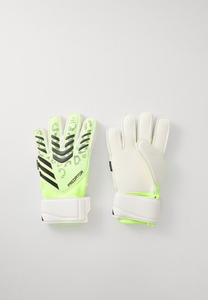 PREDATOR MATCH FINGERSAVE UNISEX - Goalkeeping gloves - lucid lemon/white/black