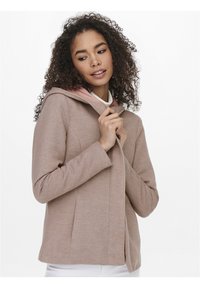 ONLY ONLNEWSEDONA LIGHT SHORT JACKET  - Giacca leggera - mocha mousse melange