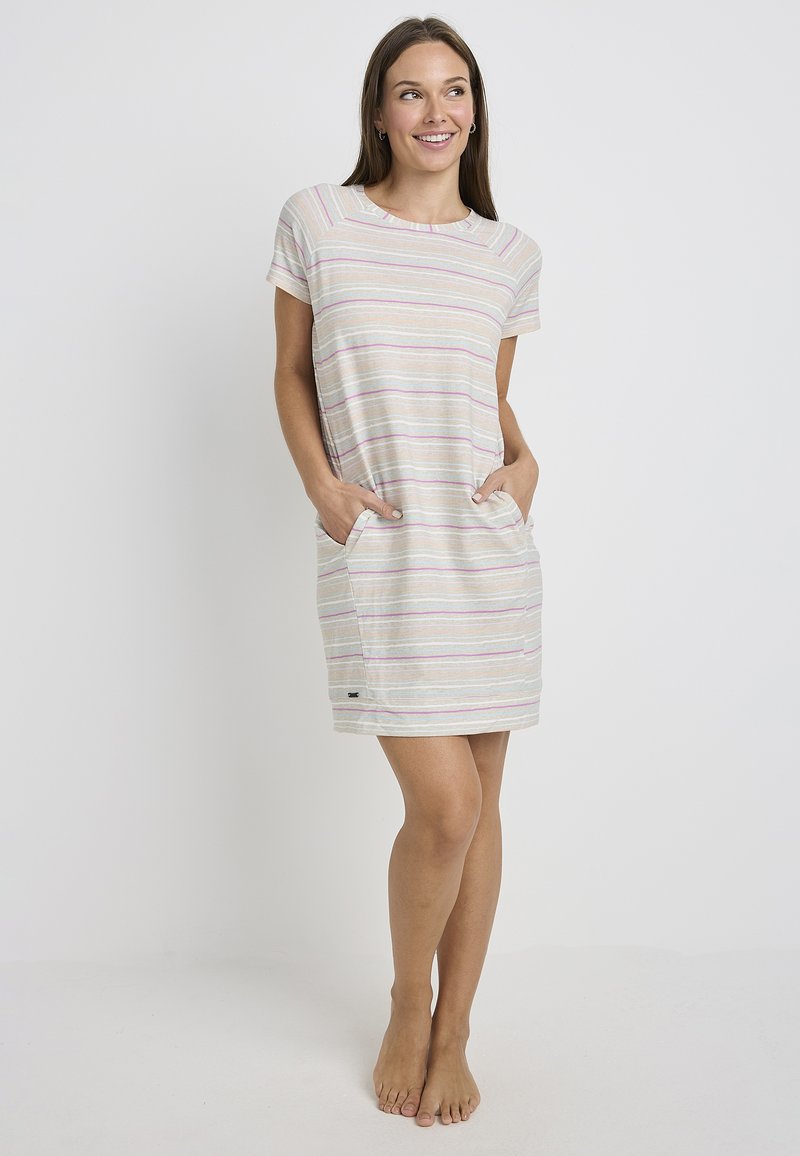Jockey SUPERSOFT SHORT SLEEVE - Nattlinne - tender stripe print