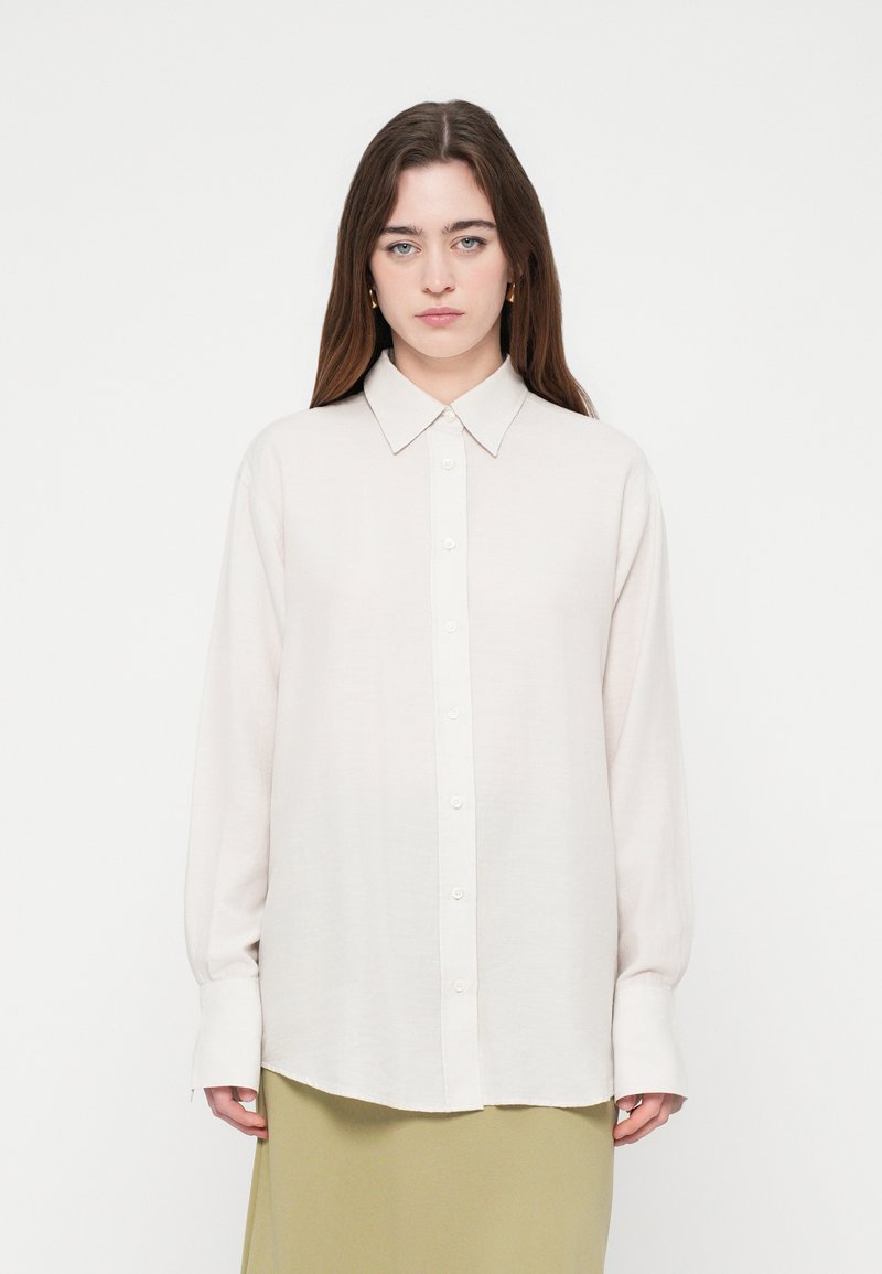 closed Overhemdblouse beige