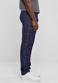 Urban Classics DOUBLE KNEE  - Blugi drepți - rinsed denim