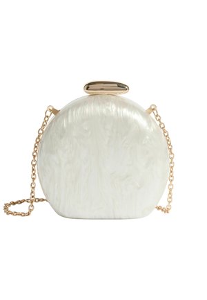 ROUND  - Väike käekott - bridal white