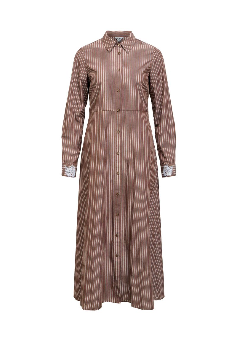 Object Blousejurk bruin Object Blousejurk bruin