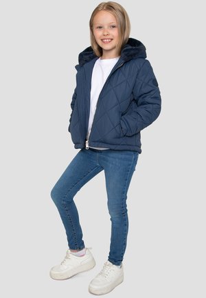 DIAMOND QUILTED FLAME - Vinterjacka - navy