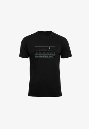 Cotton Prime, WANDERLUST - T-Shirt print - schwarz