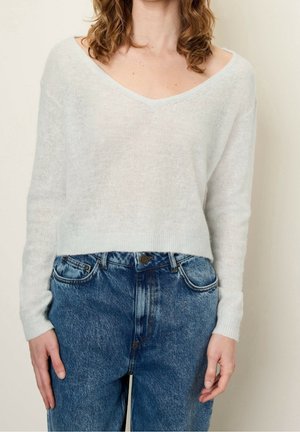 Jumper - mottled light grey