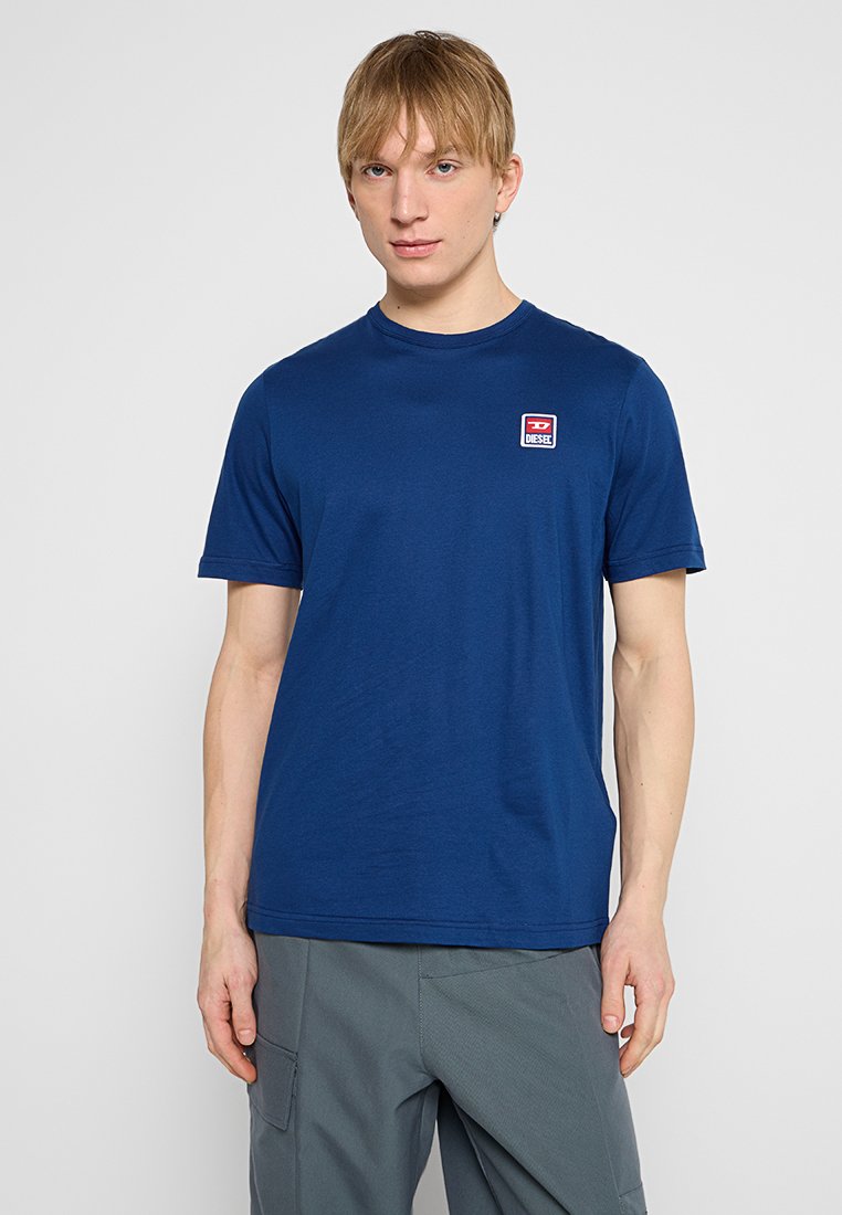 Diesel T-shirt basic blauw