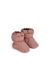 HEATHER BABY FOOTIES UNISEX - Botoșei - dark rosetta