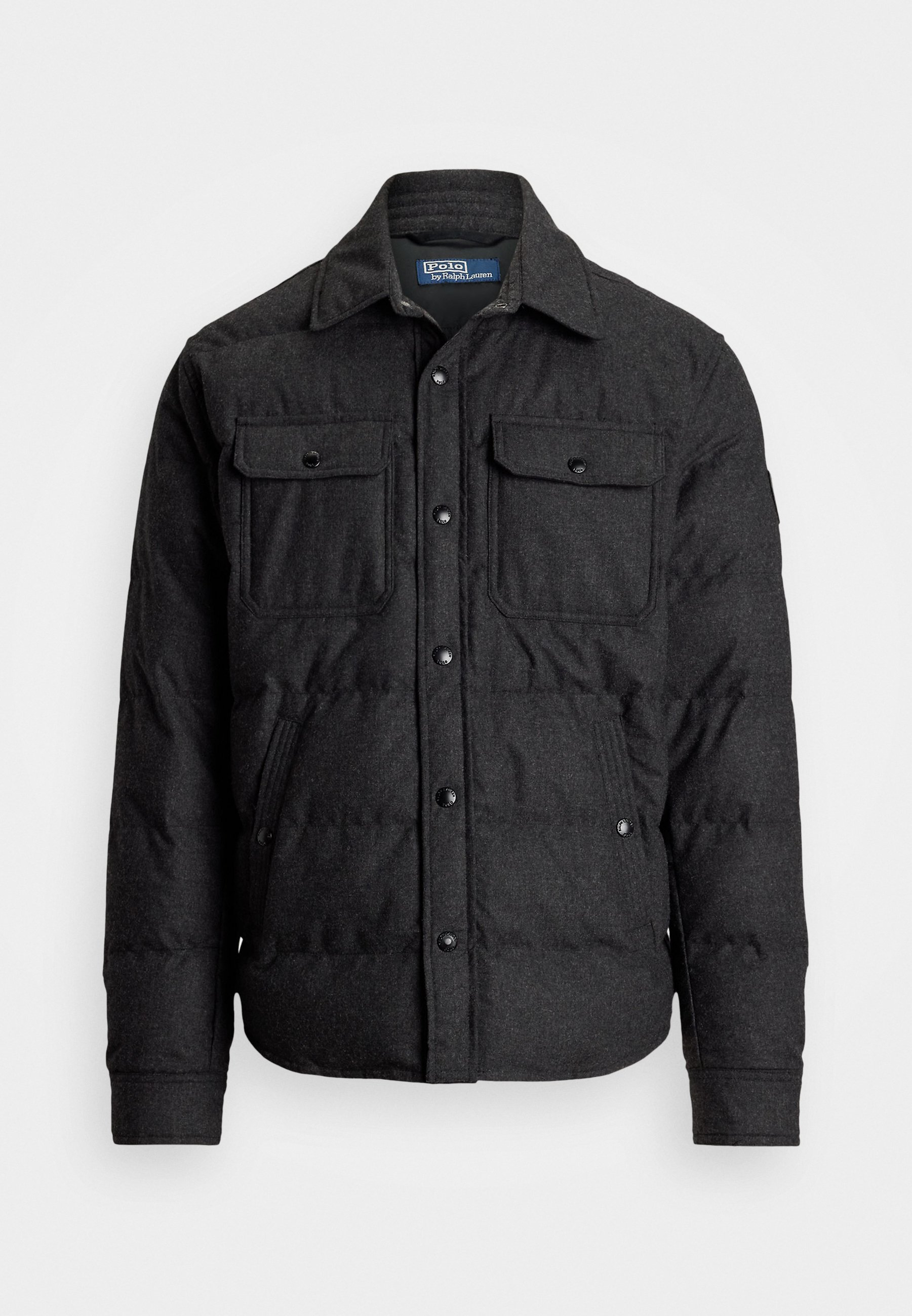 Polo Ralph Lauren QUILTED DOWN SHIRT JACKET - Down jacket - dark 