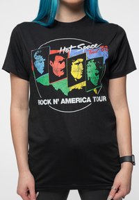 Paradiso Clothing QUEEN HOT SPACE TOUR 1982 - Print T-shirt - black