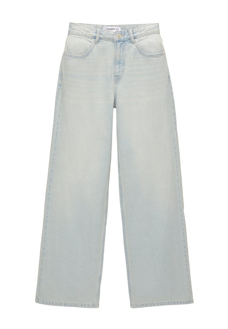 PULL&BEAR Flared Jeans lichtblauw denim