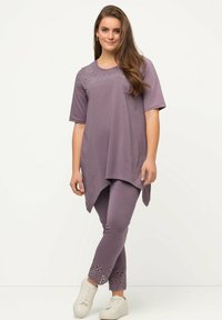 Ulla Popken T-shirts print - mauve