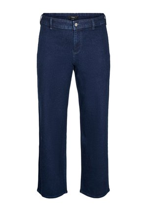 MIT HOHER TAILLE - Jeans Straight Leg - blue denim
