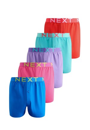 REGULAR FIT- 5 PACK - Široké boxerky - pink red green
