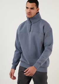 Buratti REGULAR FIT - Sudadera - dark grey