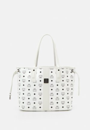 MCM REVERSIBLE LIZ SHOPPER IN VISETOS - Pirkinių krepšys - white