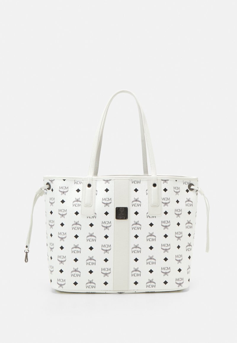 MCM REVERSIBLE LIZ SHOPPER IN VISETOS - Maisiņveida soma - white