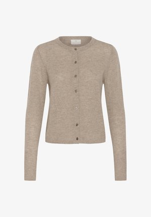 Kaffe, KACASHIE CARDIGAN - Gilet - beige melange