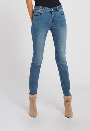 Morgan 201-POM.P - Jeans Skinny - stone / blue denim