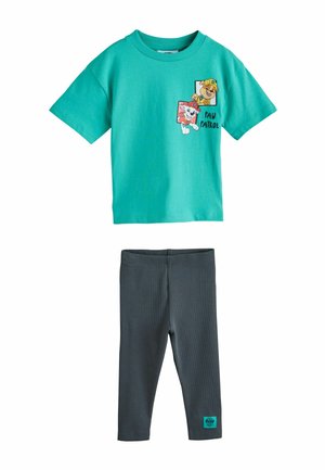 REGULAR FIT - PAW PATROL  SET   - Leggingek - Nadrágok - teal blue