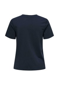 JDY 2ER-PACK RUNDHALS KURZARM - Print T-shirt - blau-weiß