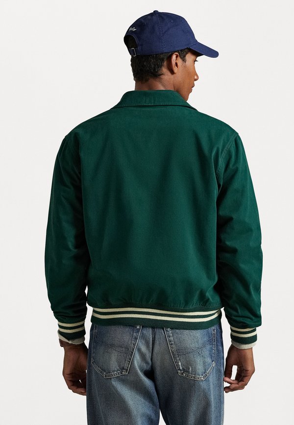 PONY-PATCH TWILL JACKET - Bomber Jacket - moss agate2