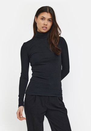 FENJA ROLLNECK - Trui - black