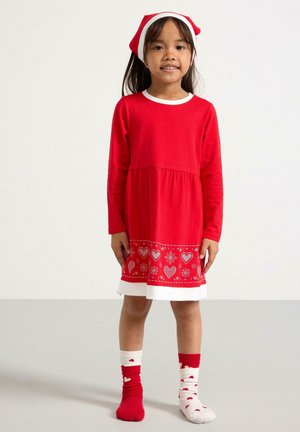 Lindex SET - Yöpaita - red