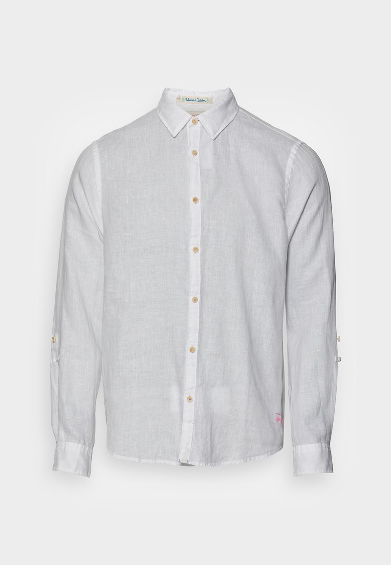 Scotch & Soda SHIRT WITH SLEEVE ROLL-UP - Camisa - White/blanco