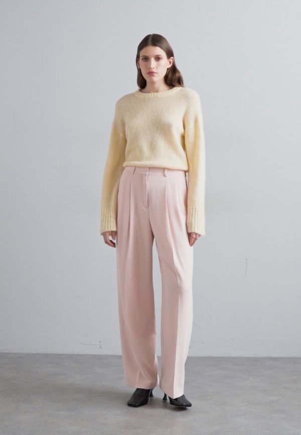 PLEAT PANT - Trousers - blush3