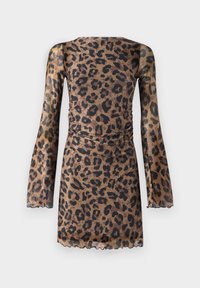 JXMINNA MESH DRESS - Vapaa-ajan mekko - tigers eye