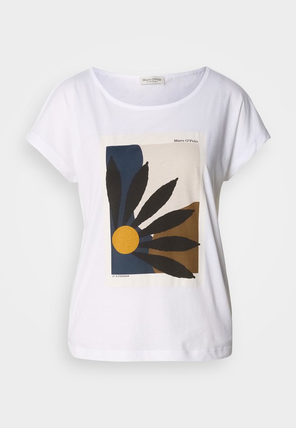 SHORT SLEEVE BOAT NECK PRINT - Print T-shirt3