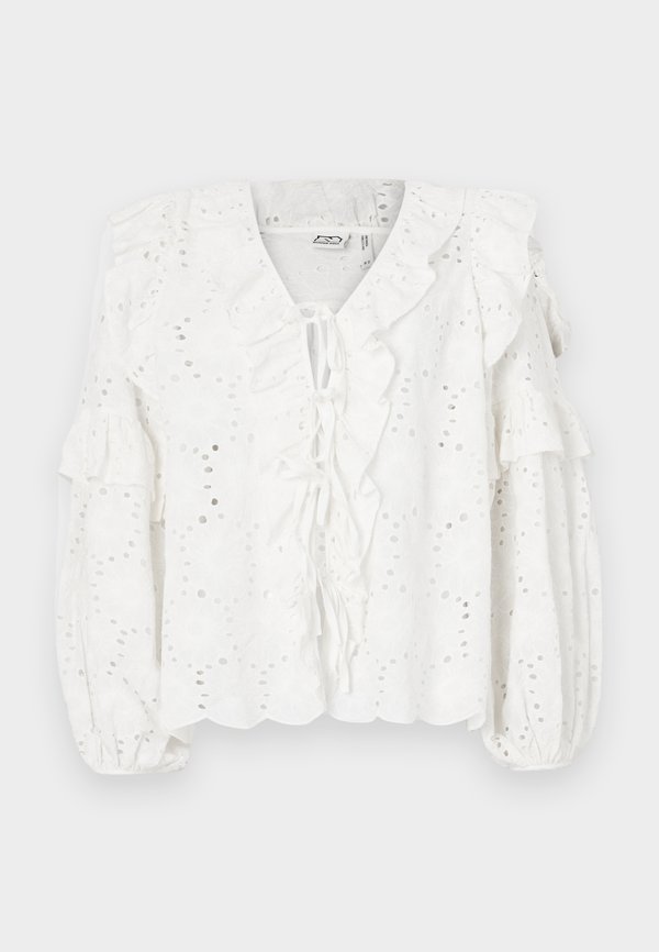 KAREN V NECK - Blouse - cloud dancer4