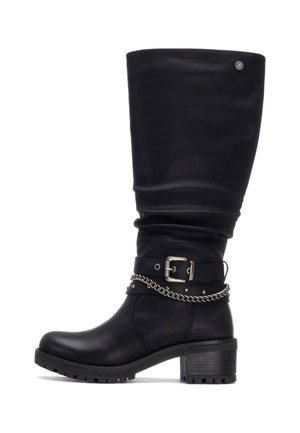 Botas con plataforma - black