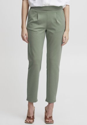 BYRIZETTA PLEAT PANTS - - Auduma bikses - sea spray